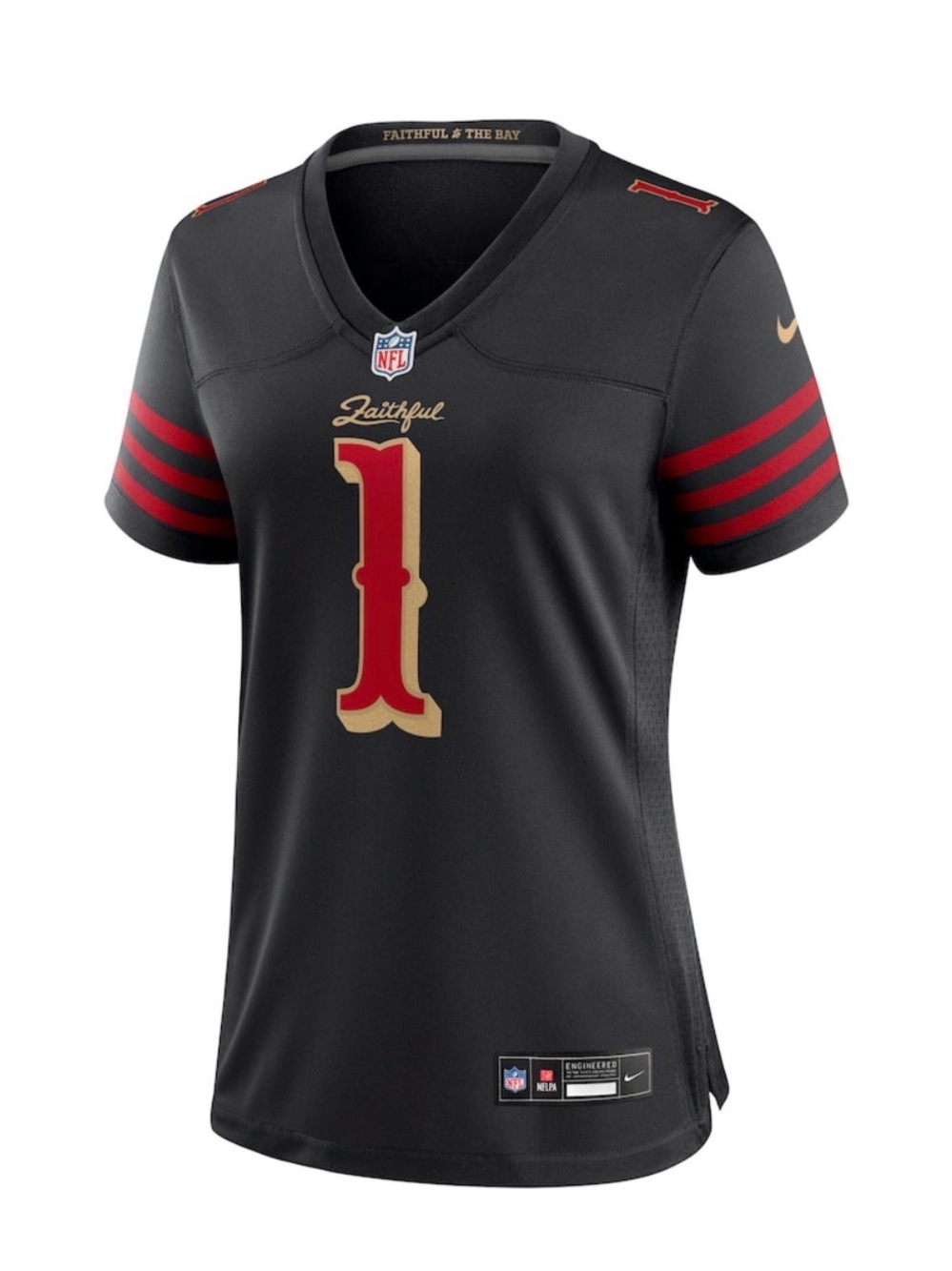 Nike Women’s San Francisco 49ers jersey. Ricky Pearsall